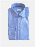 Eterna Super Soft premium 1863 skjorte i Two Ply vævning. Lyseblå Modern Fit 3850 10 XS82